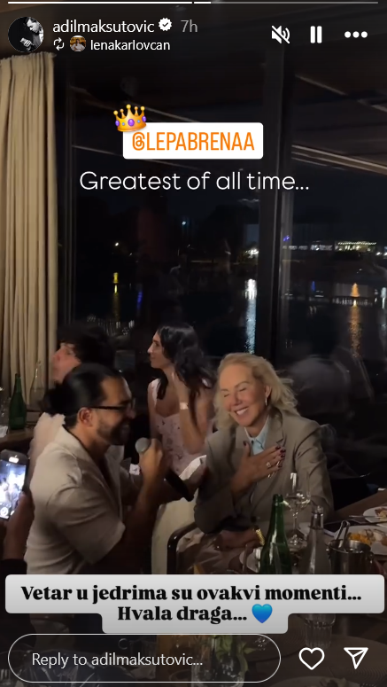 Filip Živojinović upriličio gala proslavu povodom rođenje ćerke Arije: Lepa Brena nikad emotivnija, kumovi Jelisaveta i Teodosić slavili do jutra 2 Screenshot 2025 09 04 104551